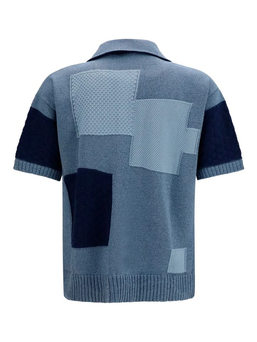 Blue Cotton Sweatshirt