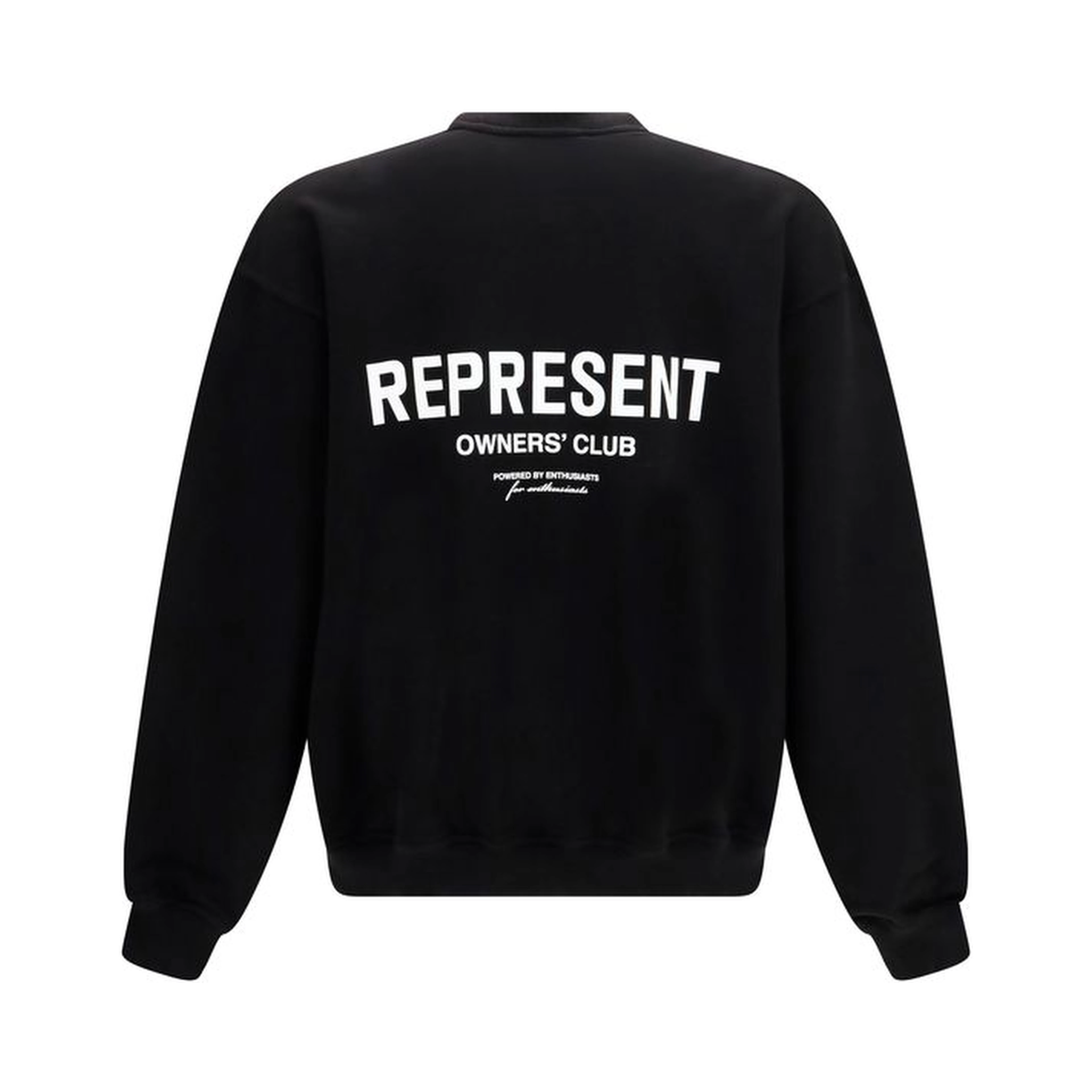 Black Cotton Sweatshirt