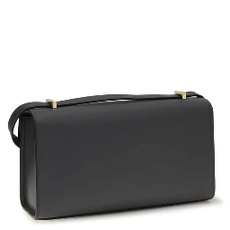 Gray Calf Leather Bos Taurus Shoulder Bag