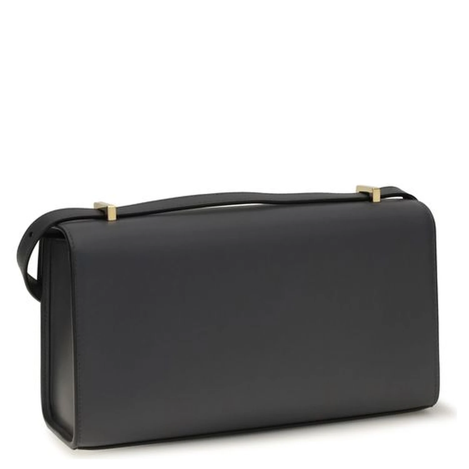 Gray Calf Leather Bos Taurus Shoulder Bag
