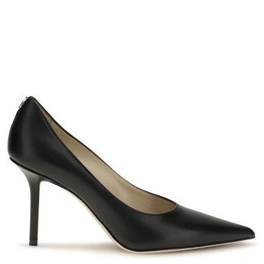 Black Calf Leather Bos Taurus High Heel Pumps