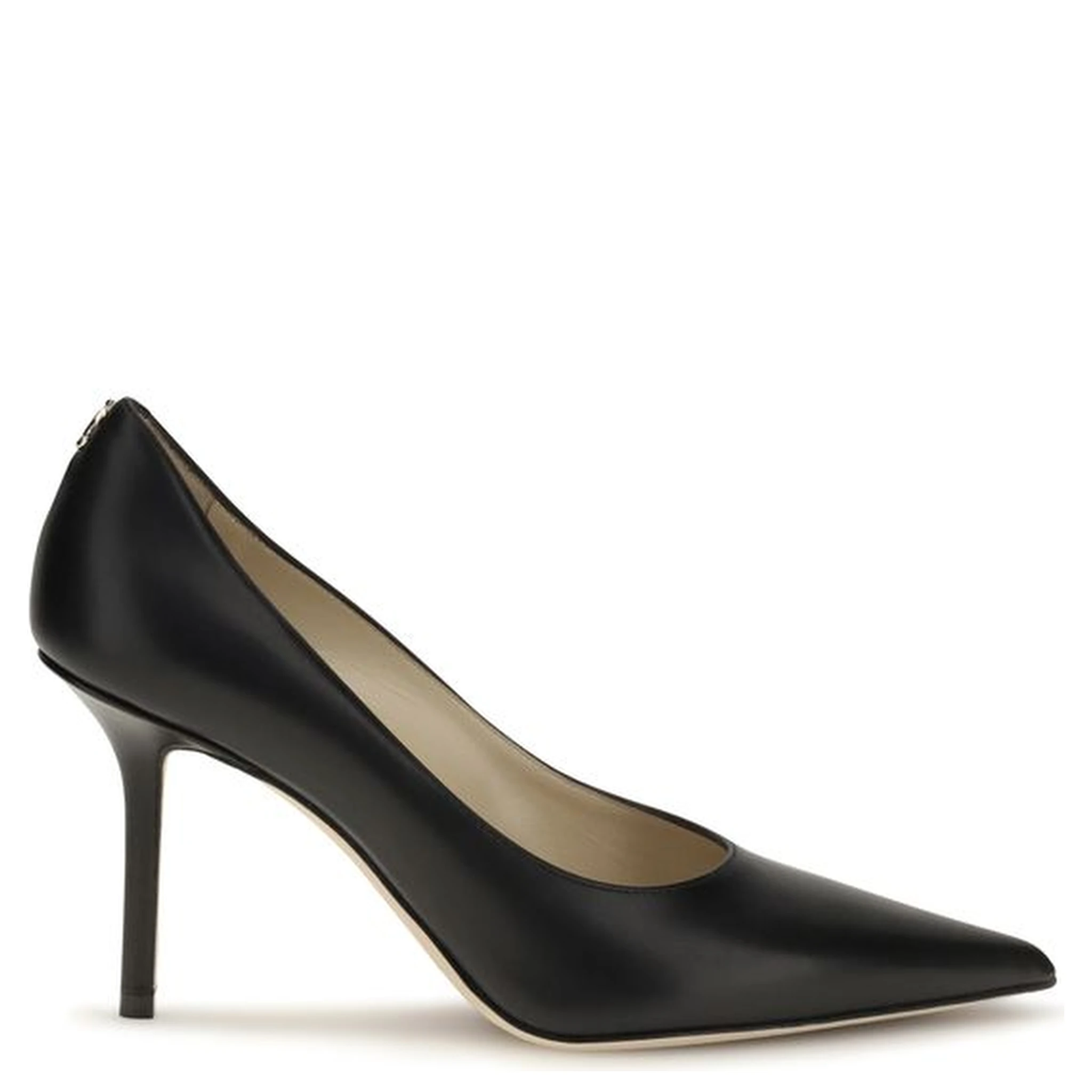 Black Calf Leather Bos Taurus High Heel Pumps