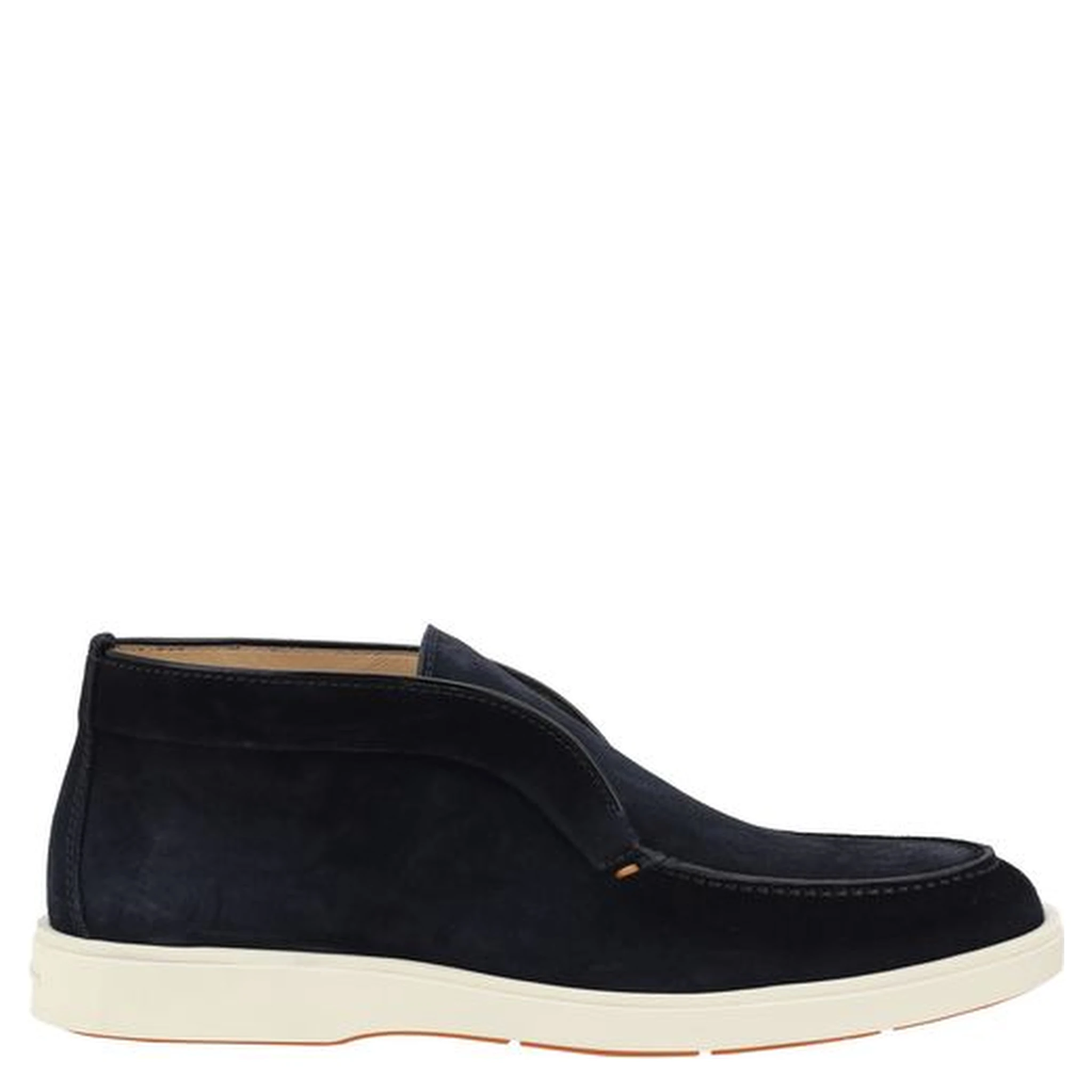 Blue Calf Leather Bos Taurus Ankle Boots