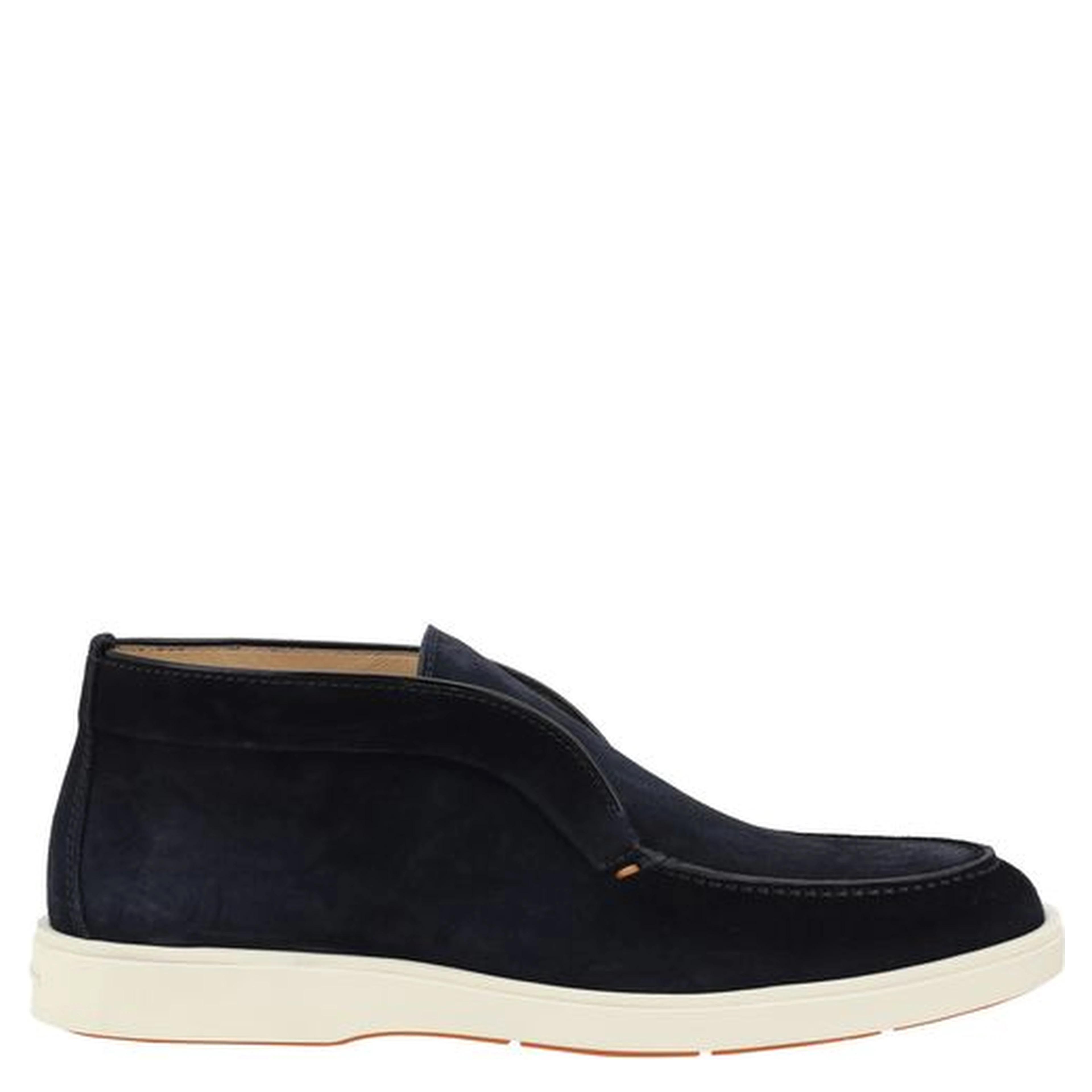 Blue Calf Leather Bos Taurus Ankle Boots