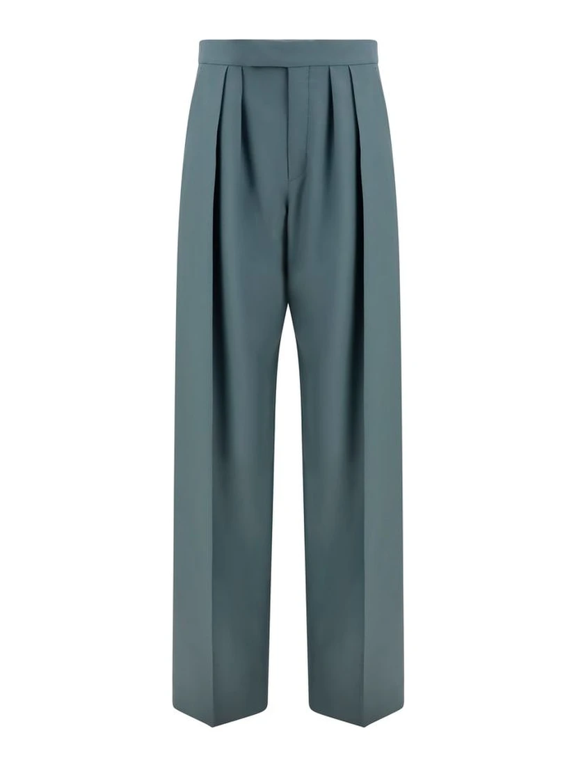 Bicolor Wool Oves Aries Dress Pants