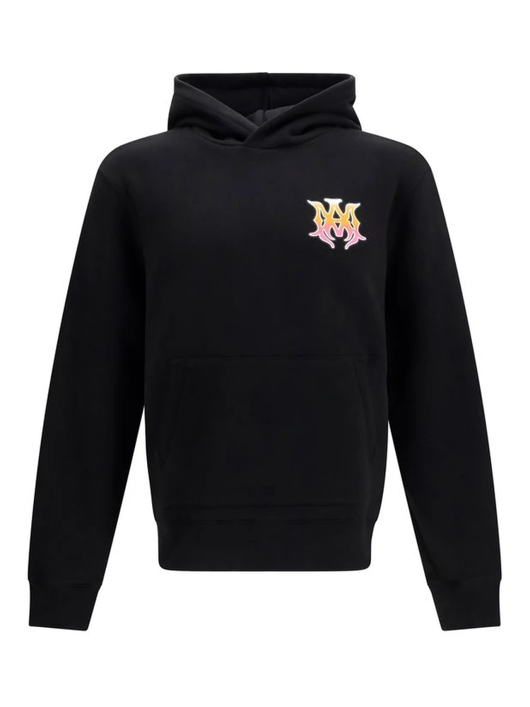 Black Cotton Sweatshirt