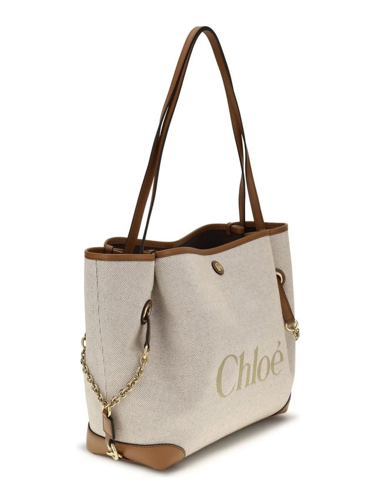 Beige Cotton Shoulder Bag alternative