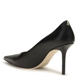 Black Calf Leather Bos Taurus High Heel Pumps