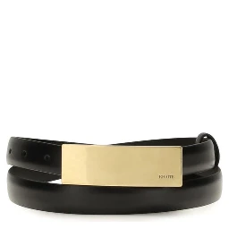 Black Calf Leather Bos Taurus Regular Belt