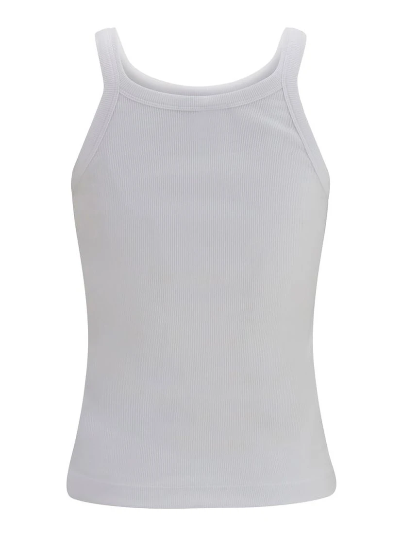 White Cotton Tank Tops