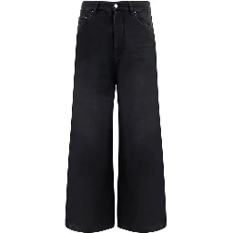 Black Cotton Jeans Denim