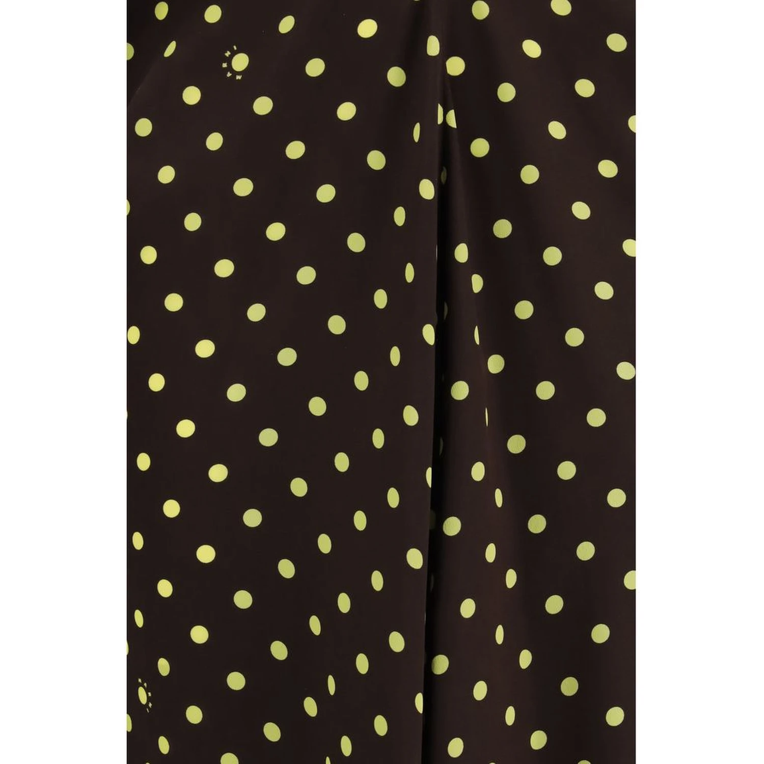 Brown Silk Casual Dress