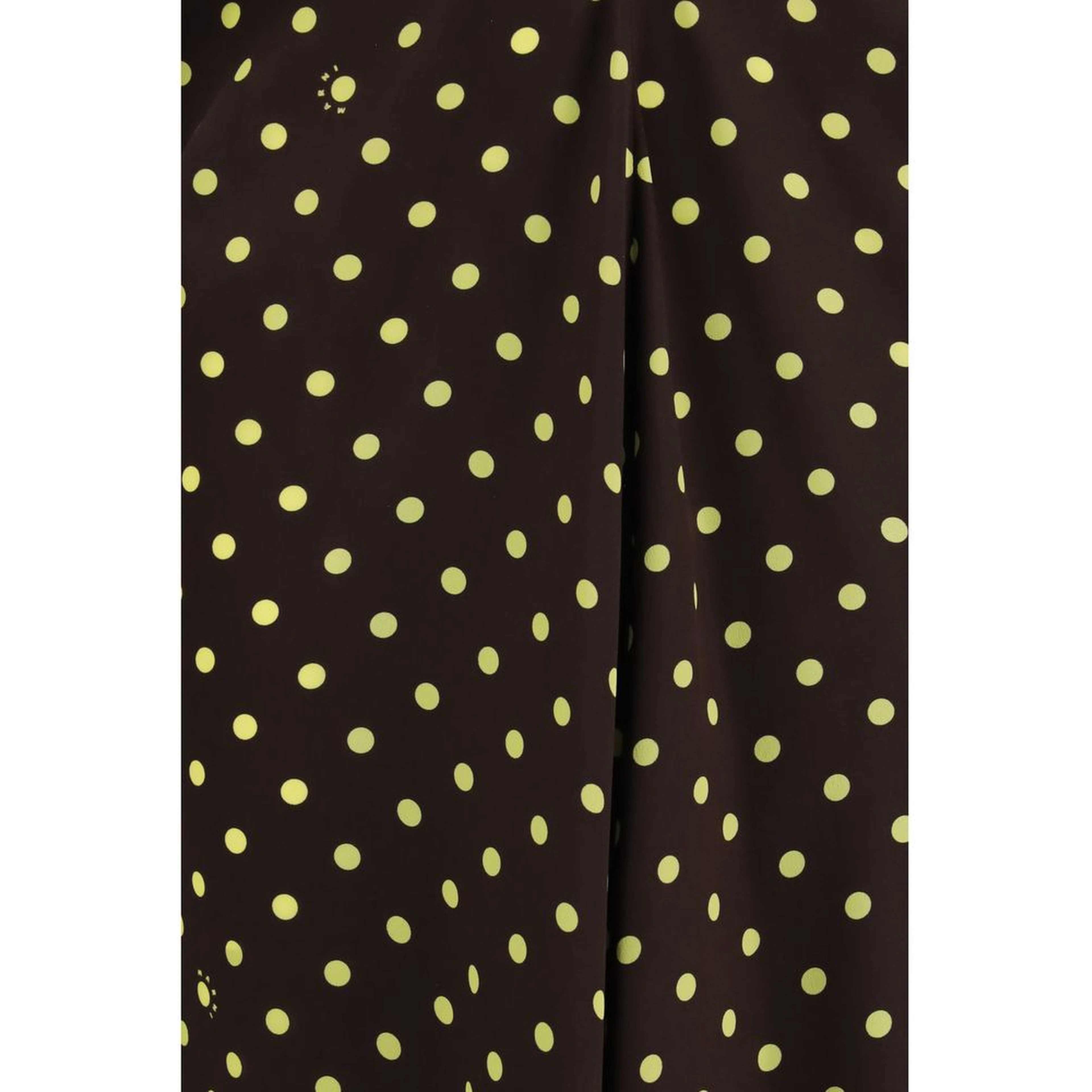 Brown Silk Casual Dress