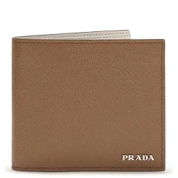 Beige Calf Leather Bos Taurus Wallet
