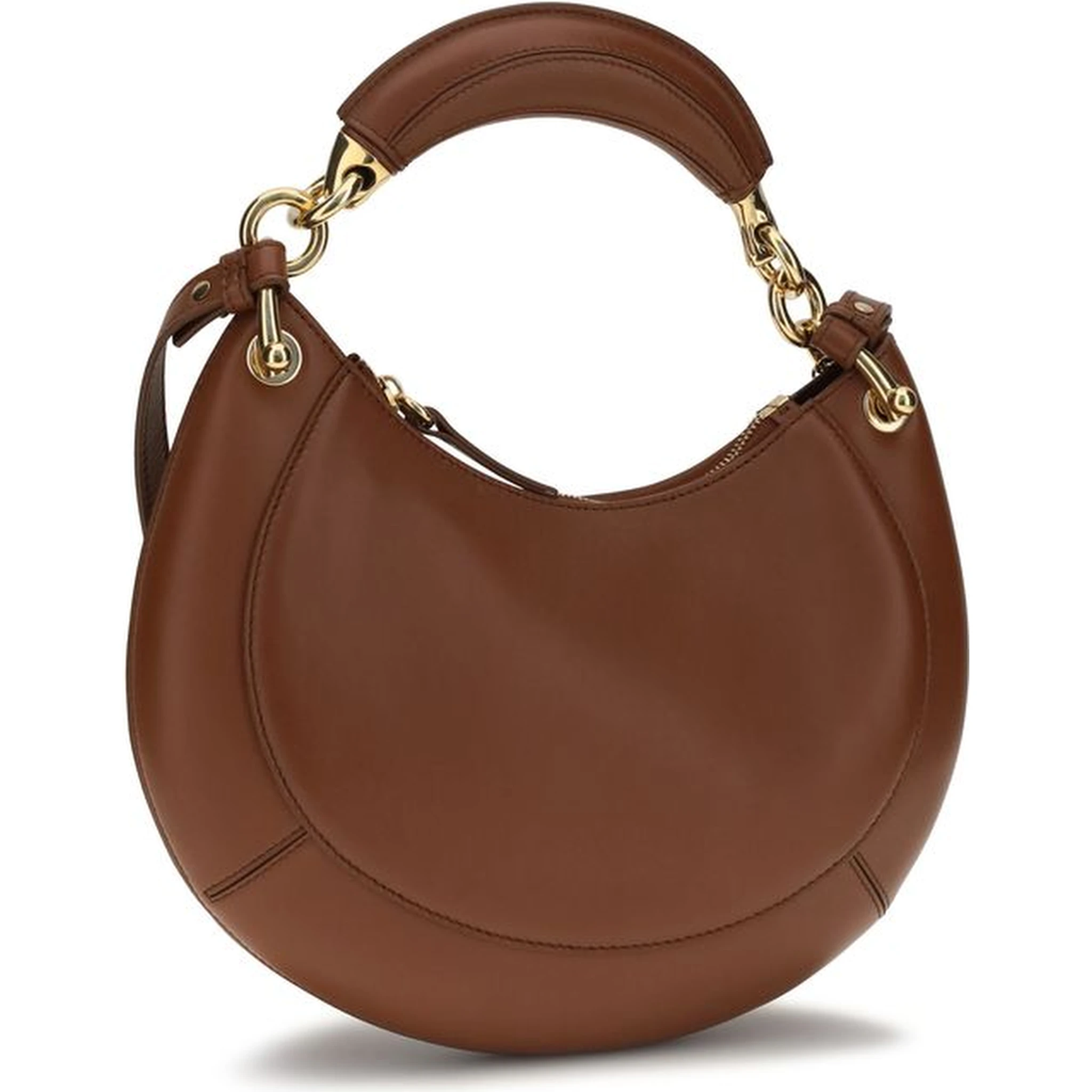 Brown Calf Leather Bos Taurus Shoulder Bag