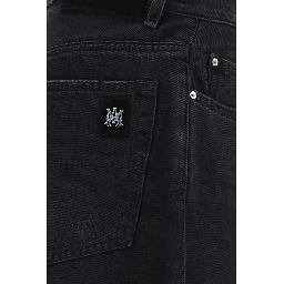 Black Cotton Jeans Denim