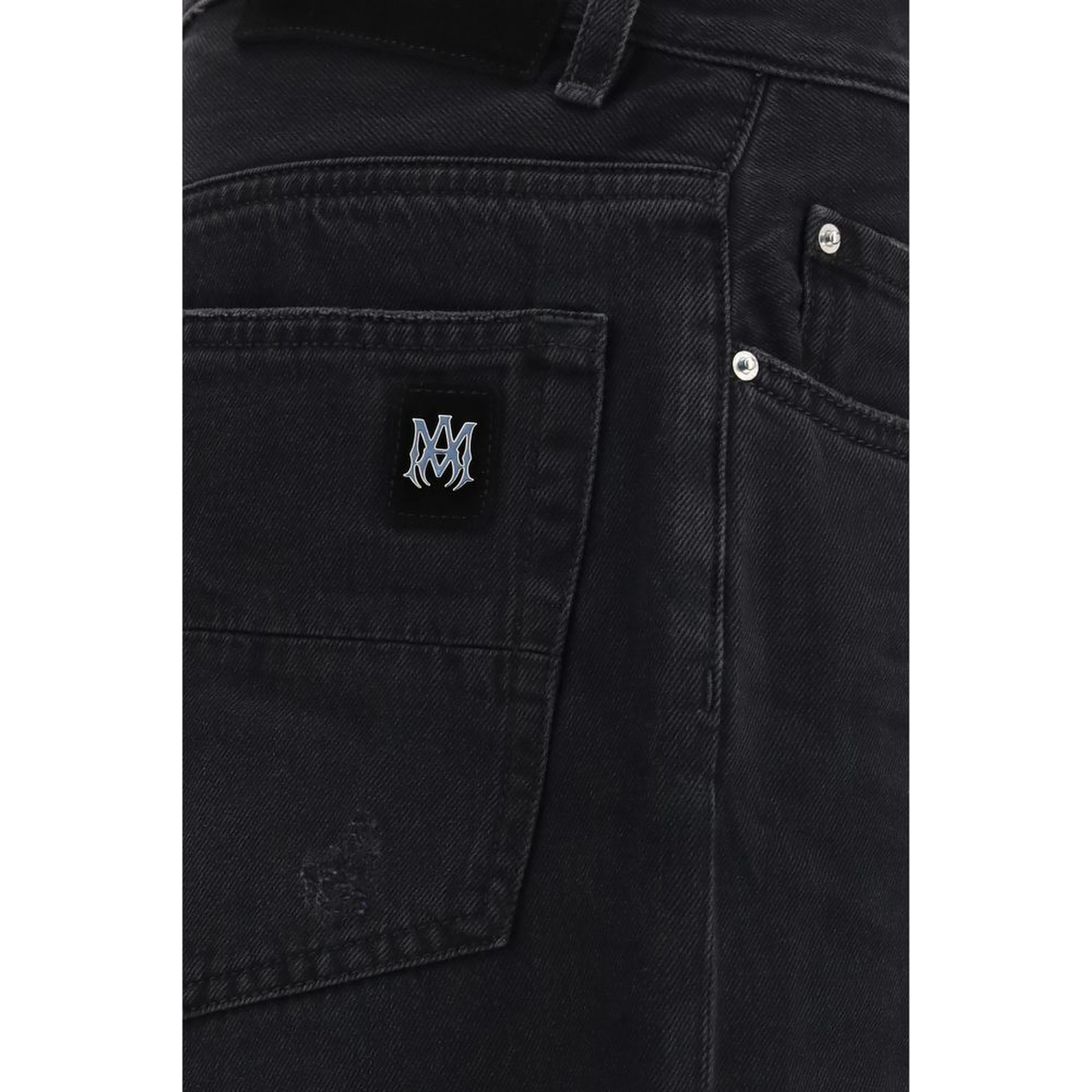 Black Cotton Jeans Denim