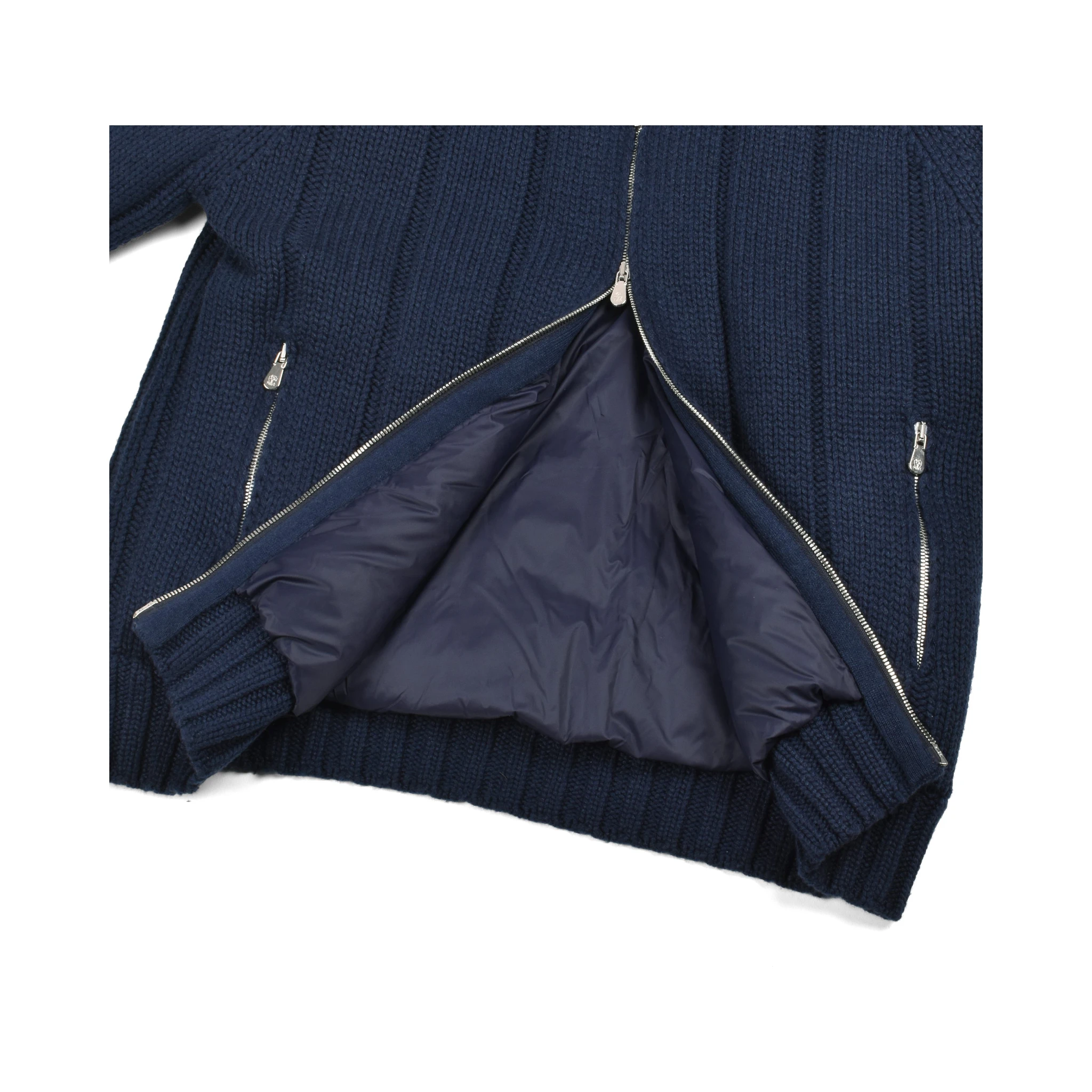 Blue Cashmere Jackets And Coat
