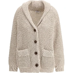 Cream Cotton Cardigan