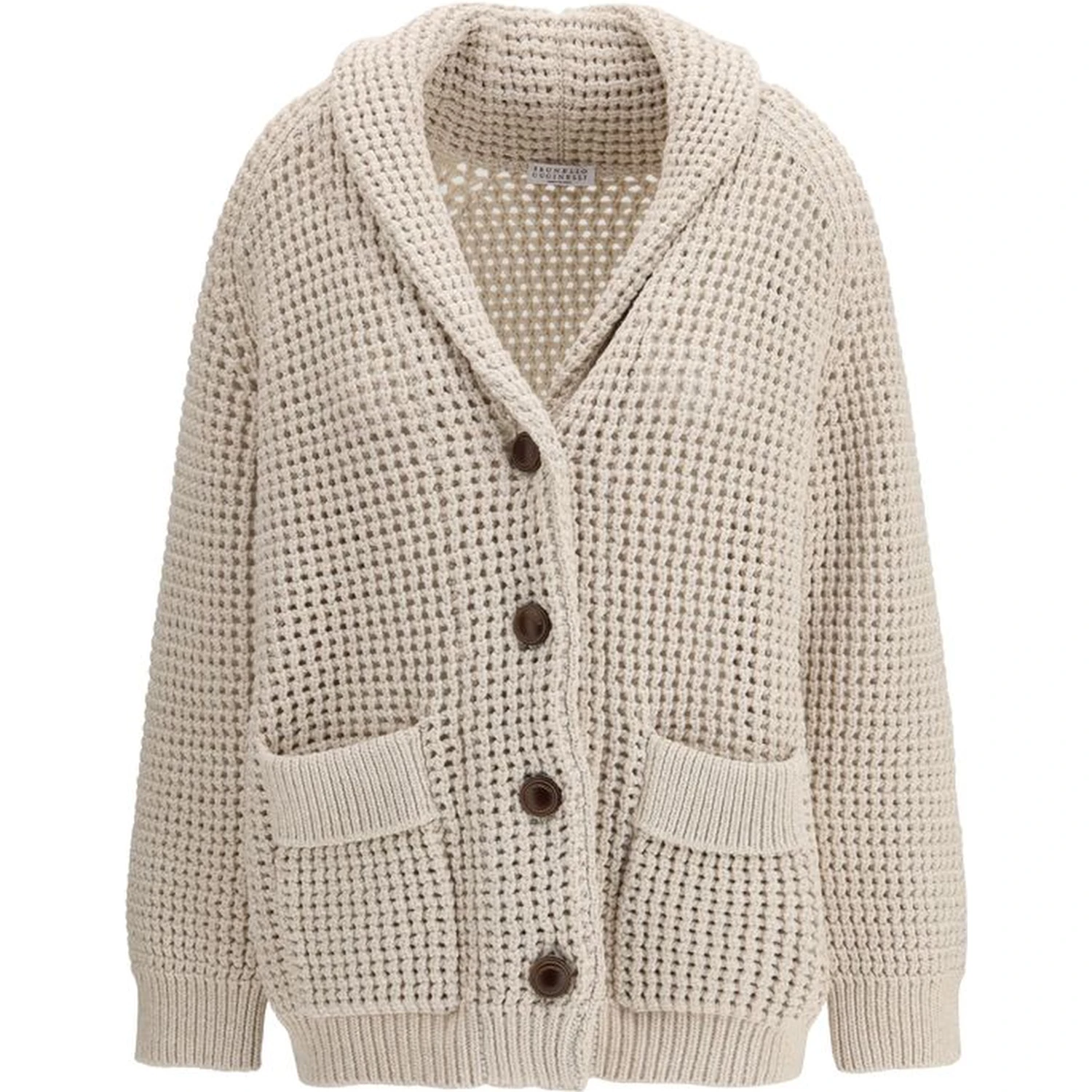 Cream Cotton Cardigan