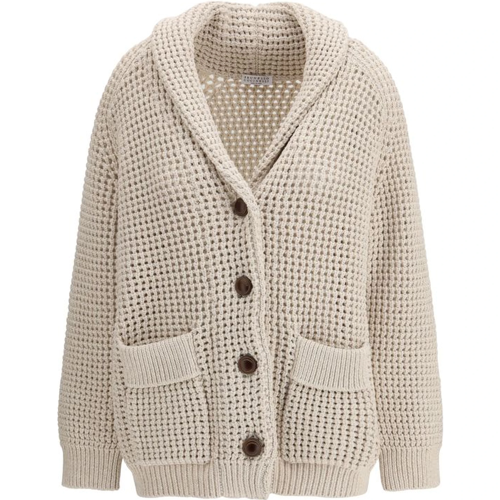 Cream Cotton Cardigan