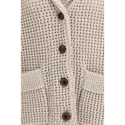 Cream Cotton Cardigan
