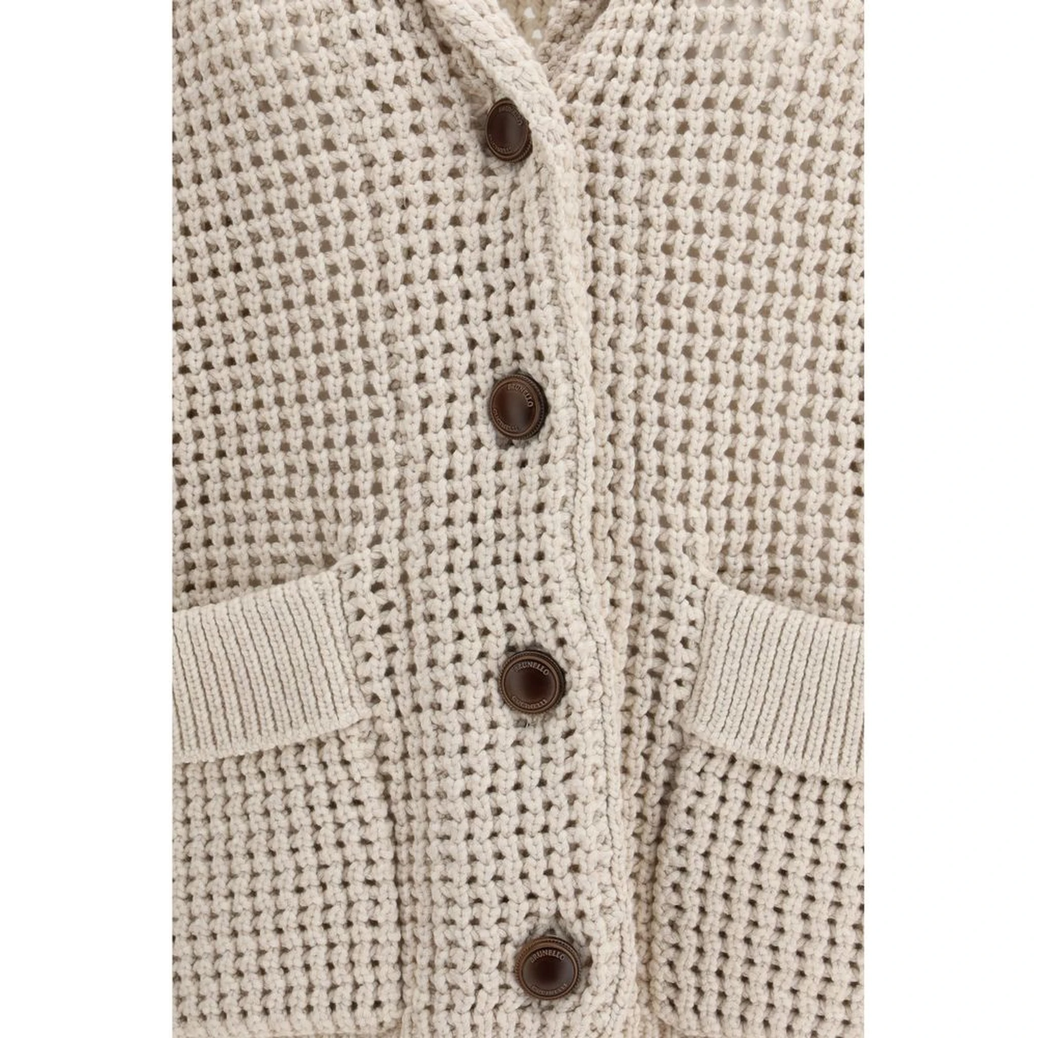 Cream Cotton Cardigan