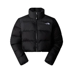 Black Polyester Full-Length Jacket