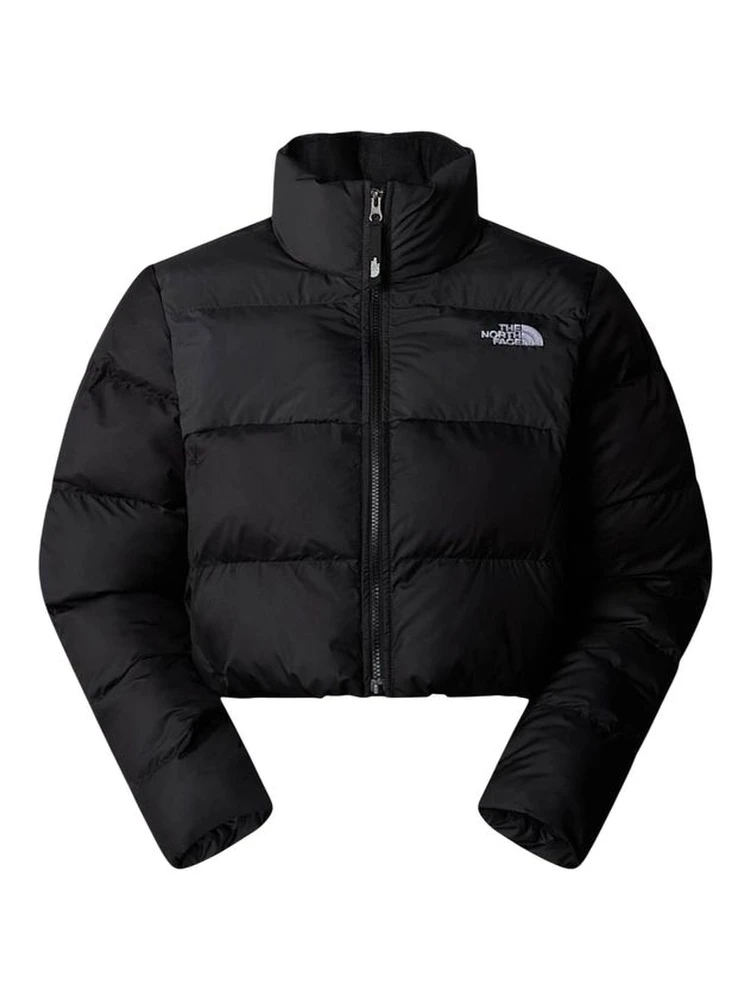 Black Polyester Full-Length Jacket