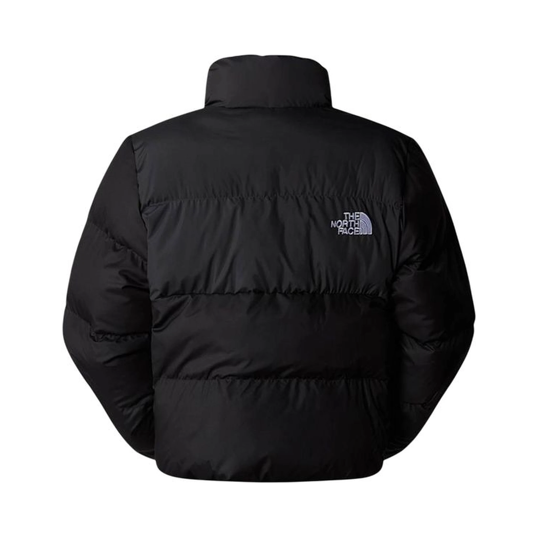 Black Polyester Full-Length Jacket