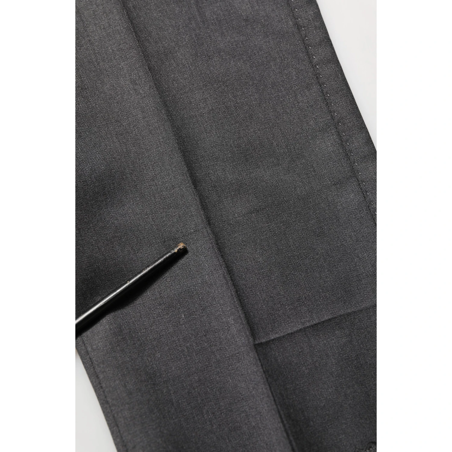 Gray Wool Slim Fit Formal 2 Piece Men Suit
