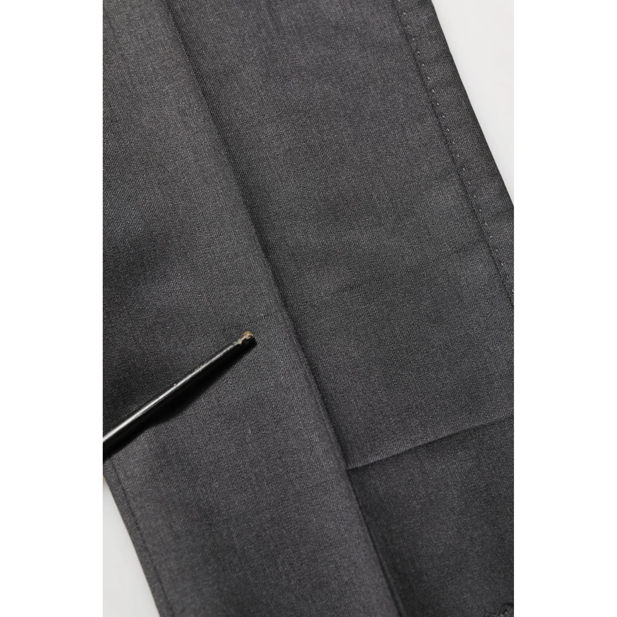 Gray Wool Slim Fit Formal 2 Piece Men Suit