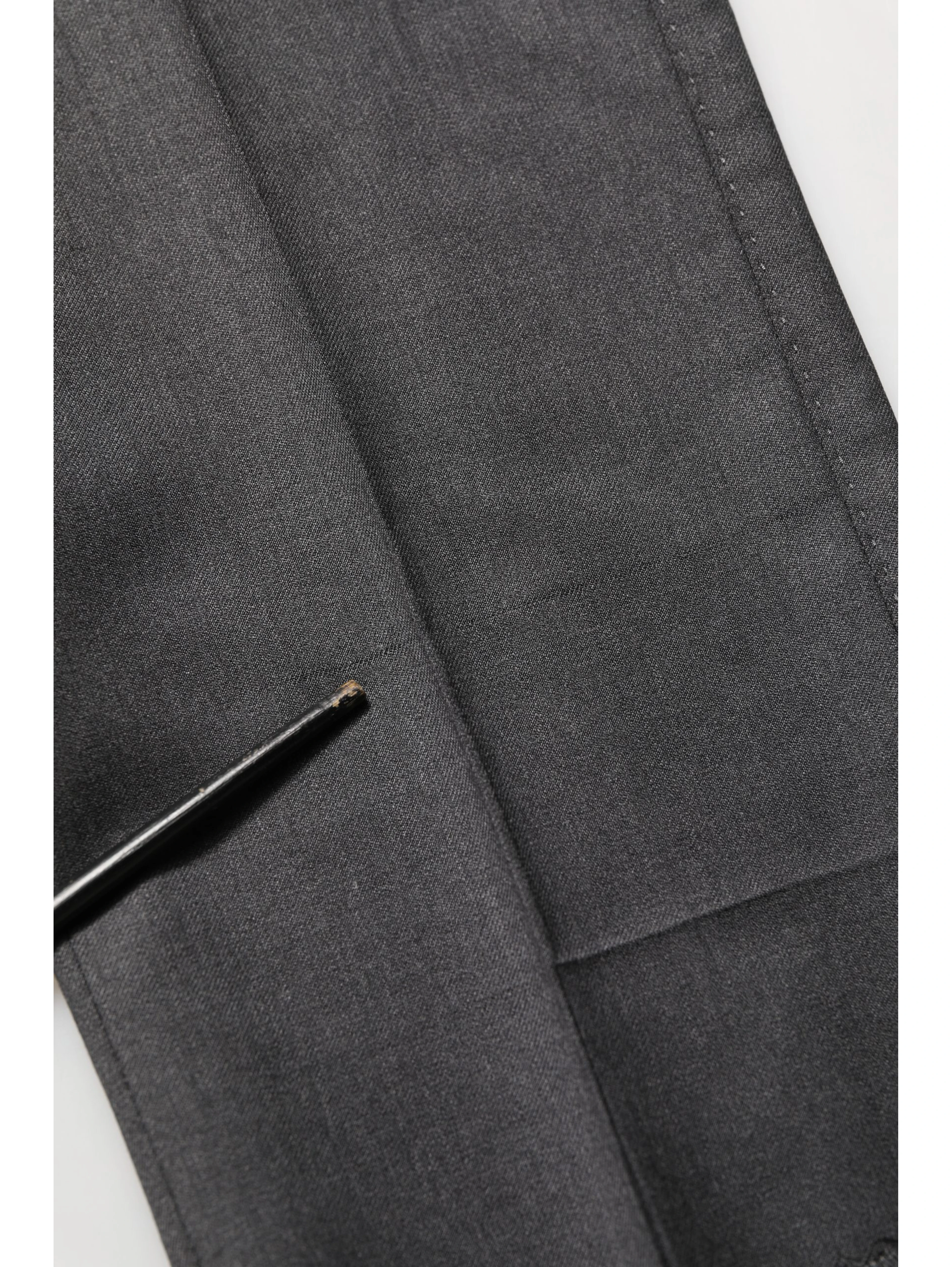 Gray Wool Slim Fit Formal 2 Piece Men Suit