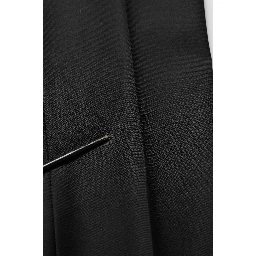 Black Wool Slim Fit Formal 2 Piece Men Suit