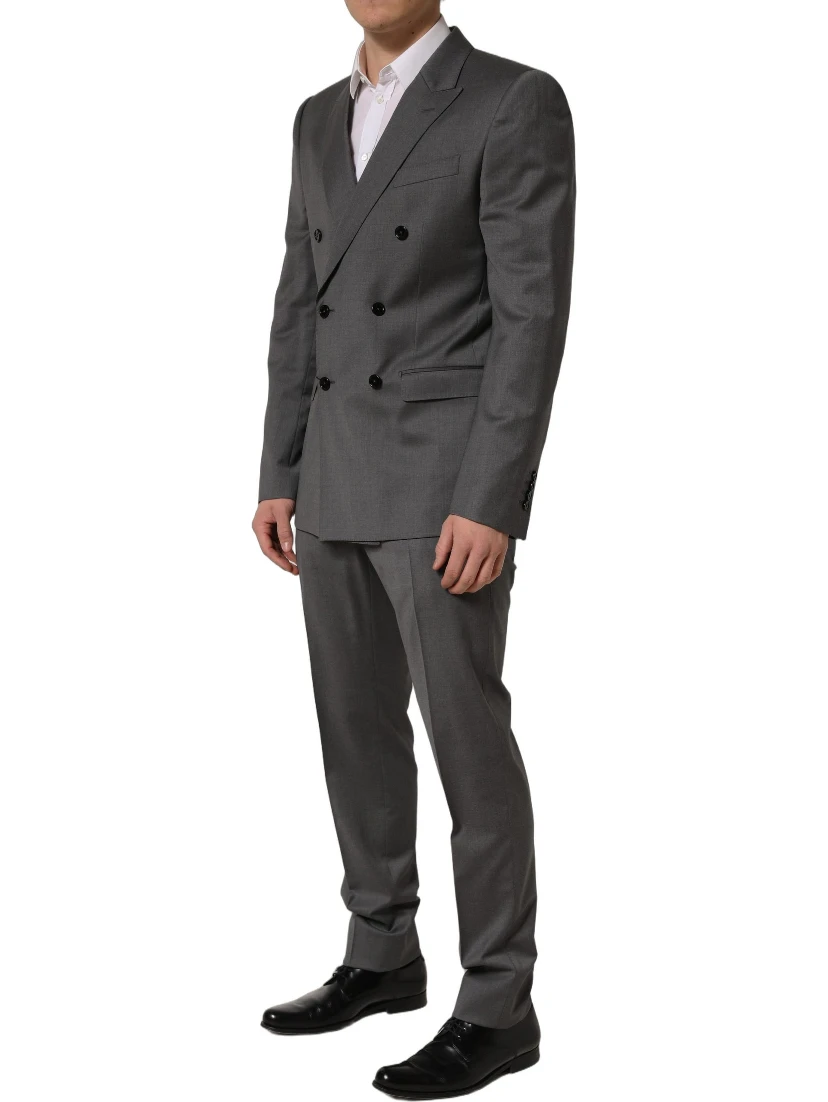 Gray MARTINI Slim Fit Formal 2Piece Men Suit
