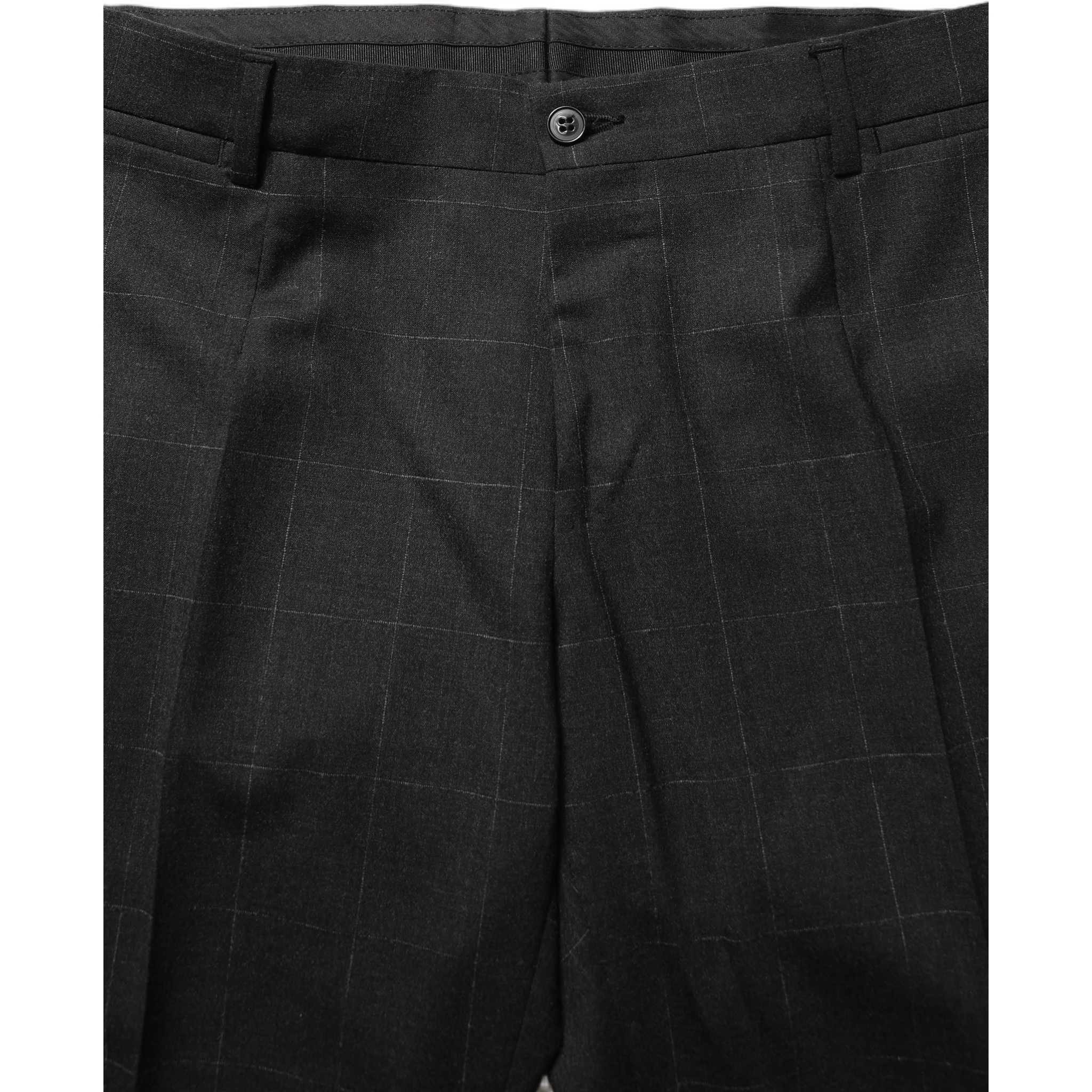 Black Wool Slim Fit Formal 2 Piece Men Suit