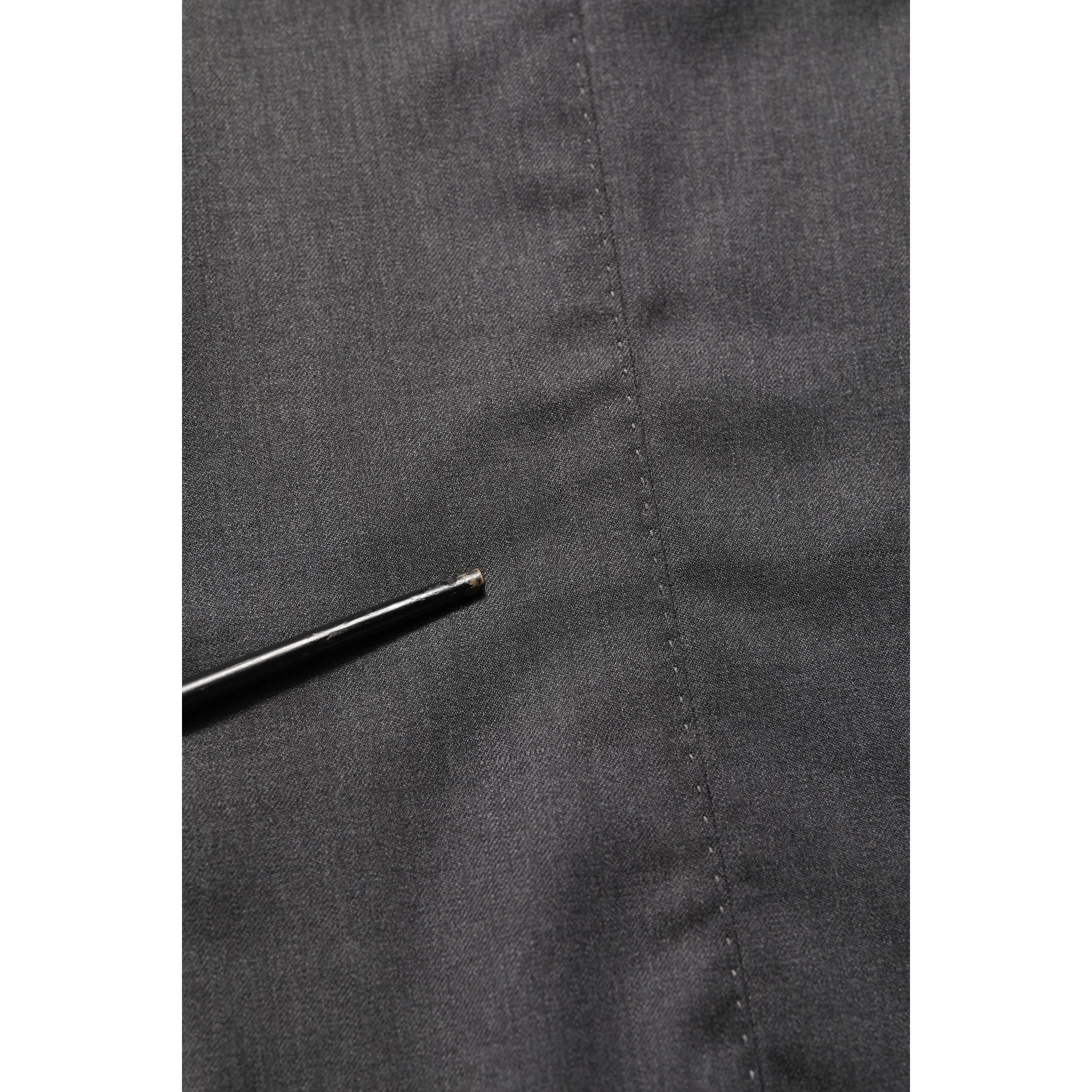 Gray Wool Slim Fit Formal 2 Piece Men Suit