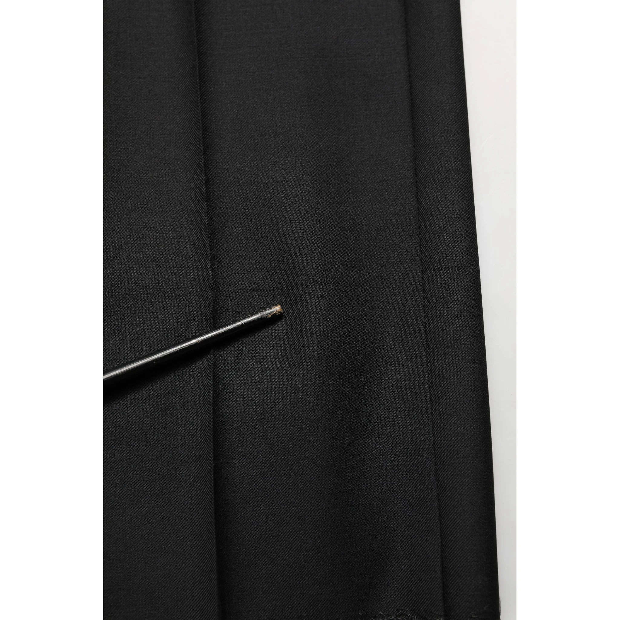 Black Wool Slim Fit Formal 2 Piece Men Suit