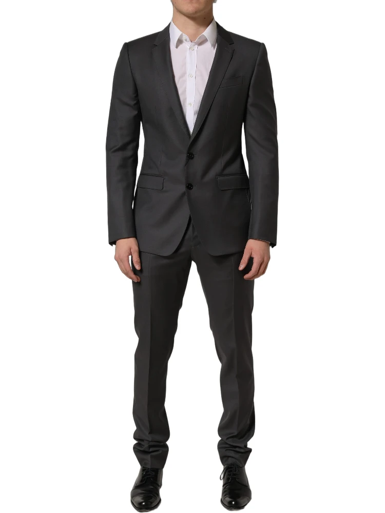 Gray MARTINI Slim Fit Formal 2Piece Men Suit alternative