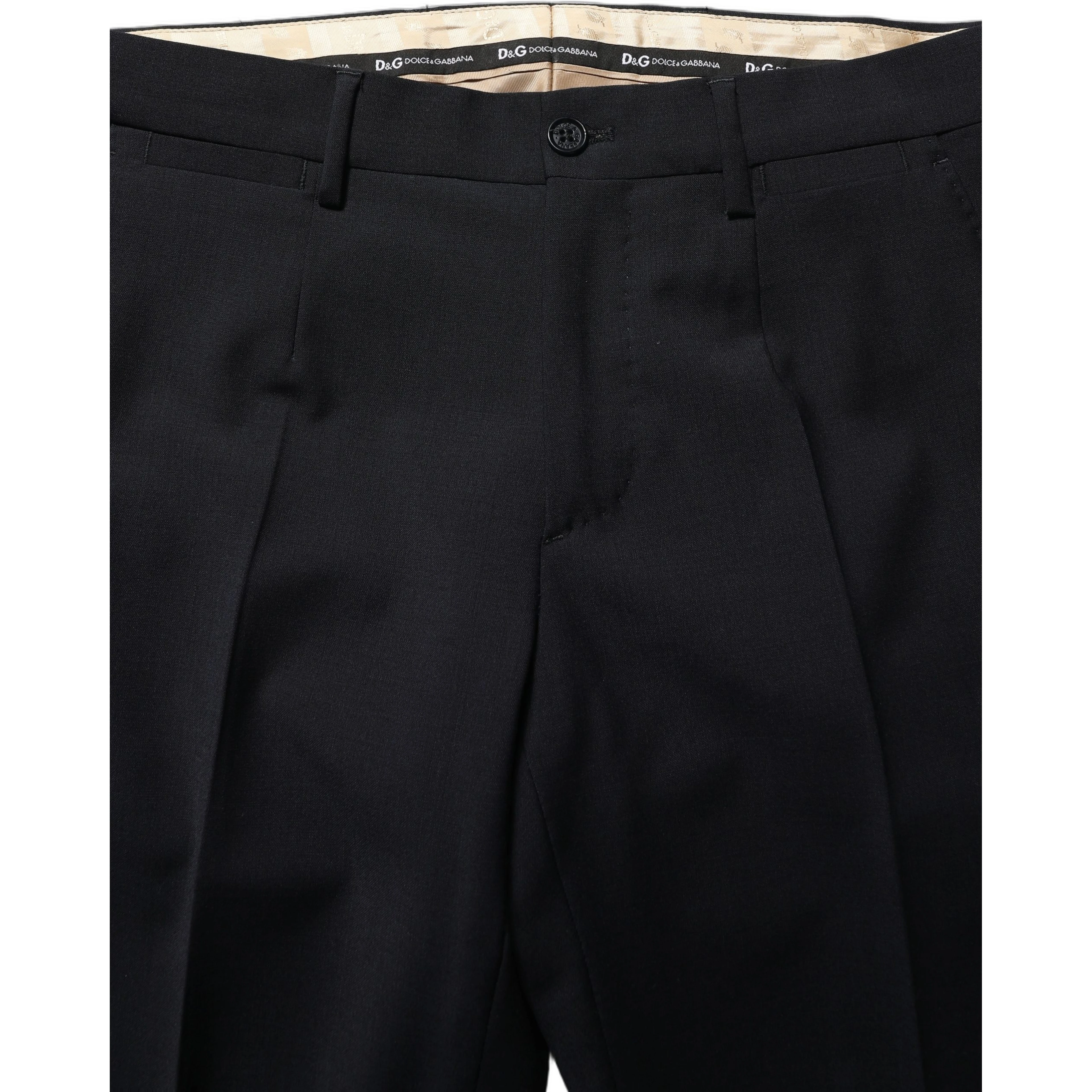Black Wool Slim Fit Formal 3 Piece Men Suit
