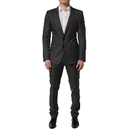 Gray MARTINI Slim Fit Formal 2Piece Men Suit