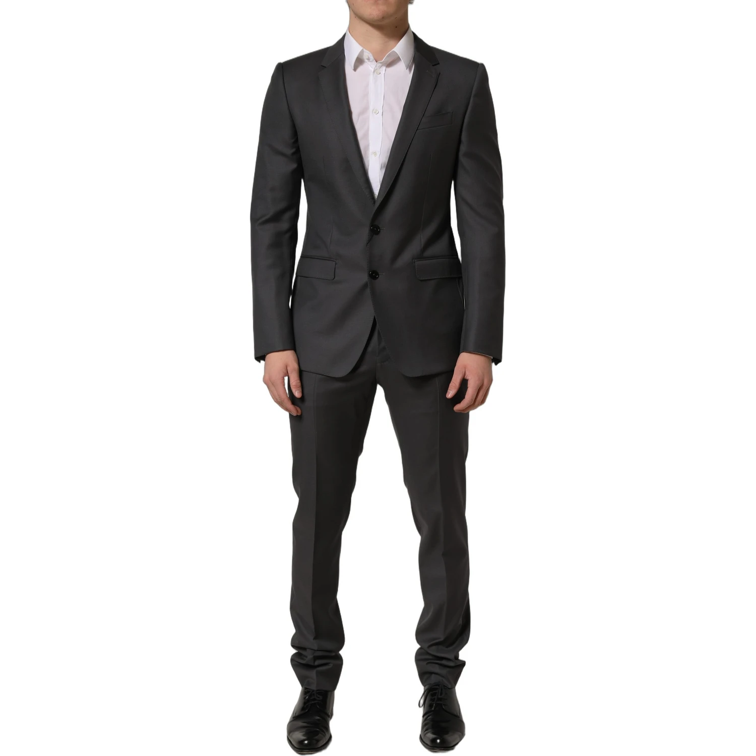 Gray MARTINI Slim Fit Formal 2Piece Men Suit