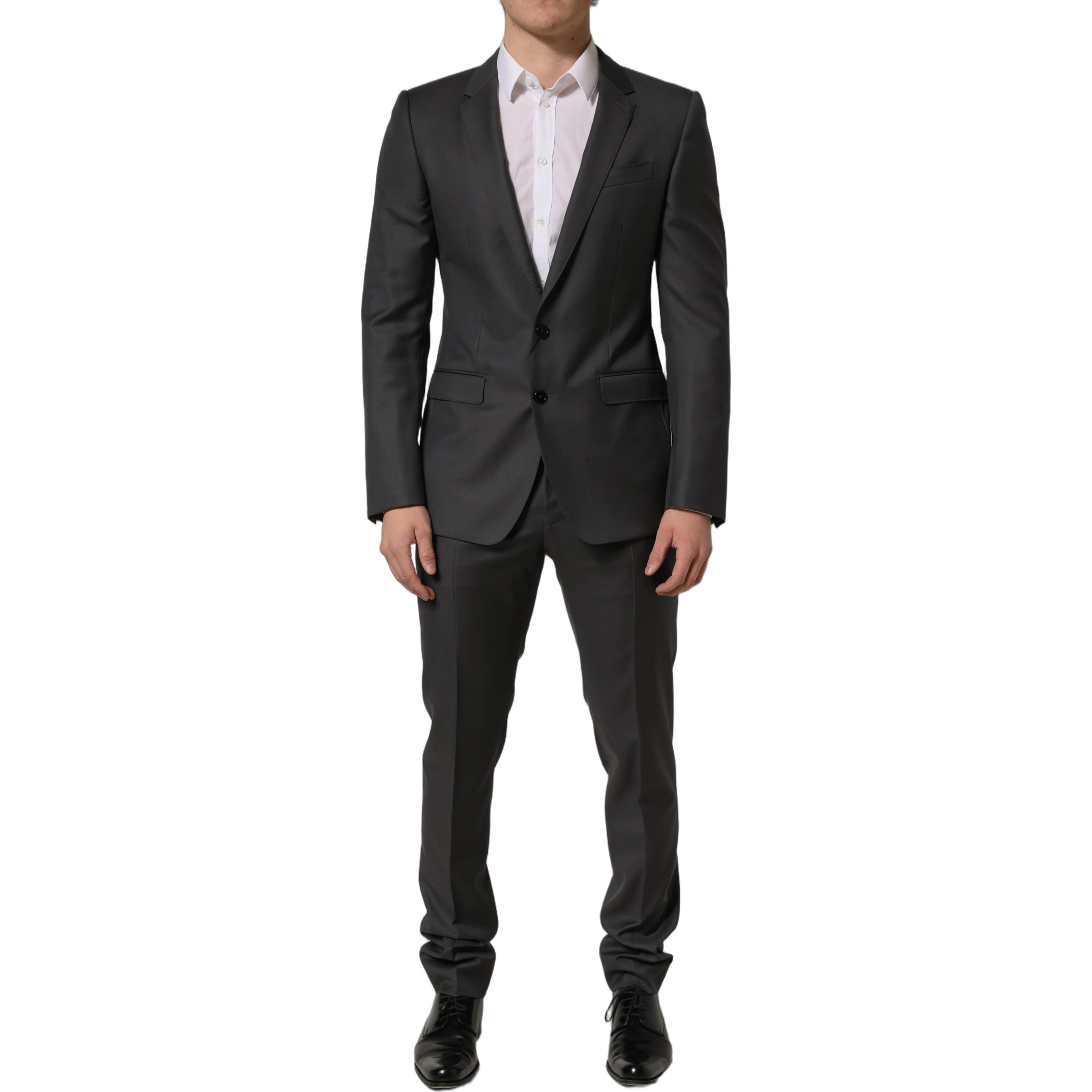 Gray MARTINI Slim Fit Formal 2Piece Men Suit