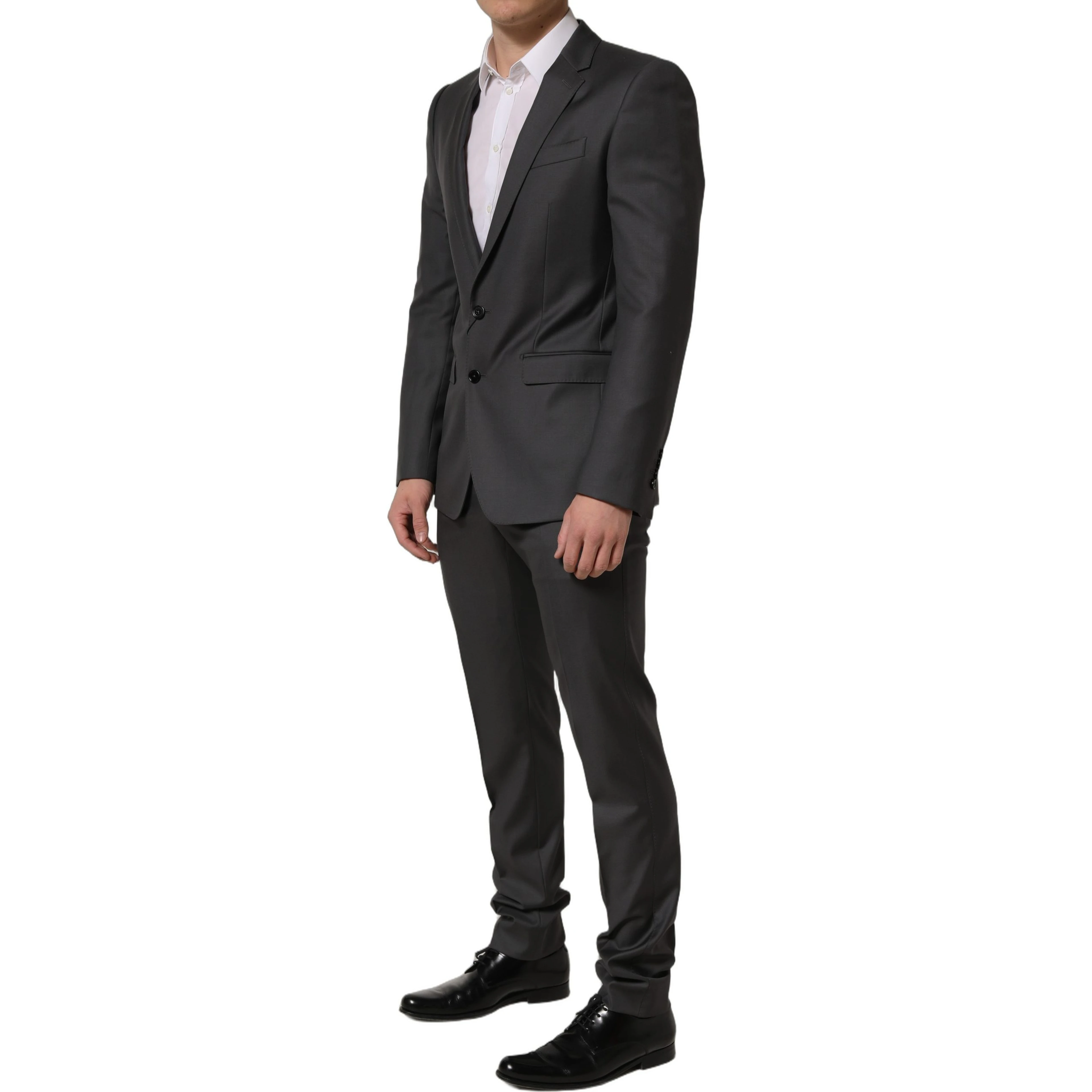 Gray MARTINI Slim Fit Formal 2Piece Men Suit
