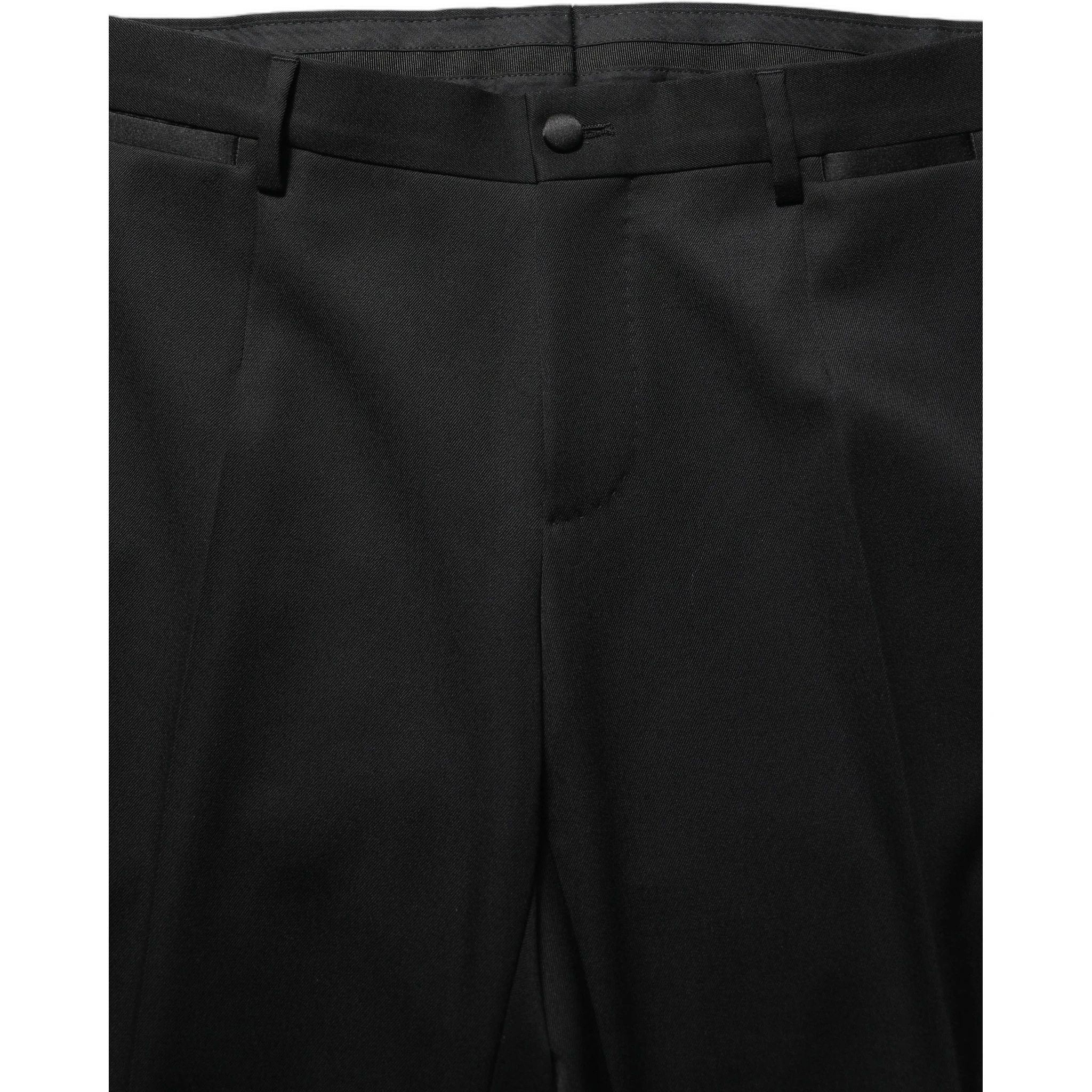 Black Wool Crystal Embellished 2 Piece Suit