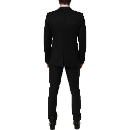 Black MARTINI Slim Fit Formal 3 Piece Suit