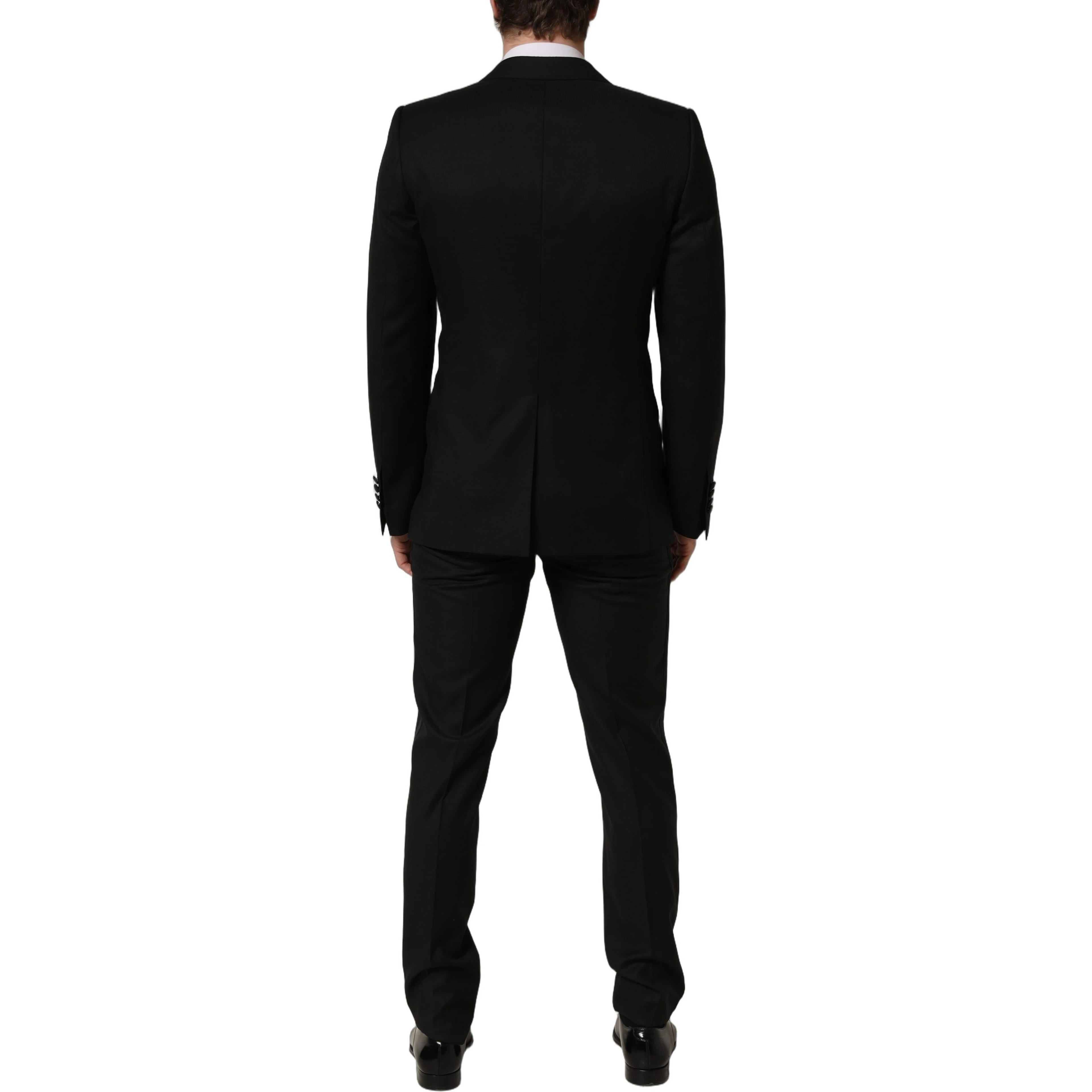 Black MARTINI Slim Fit Formal 3 Piece Suit