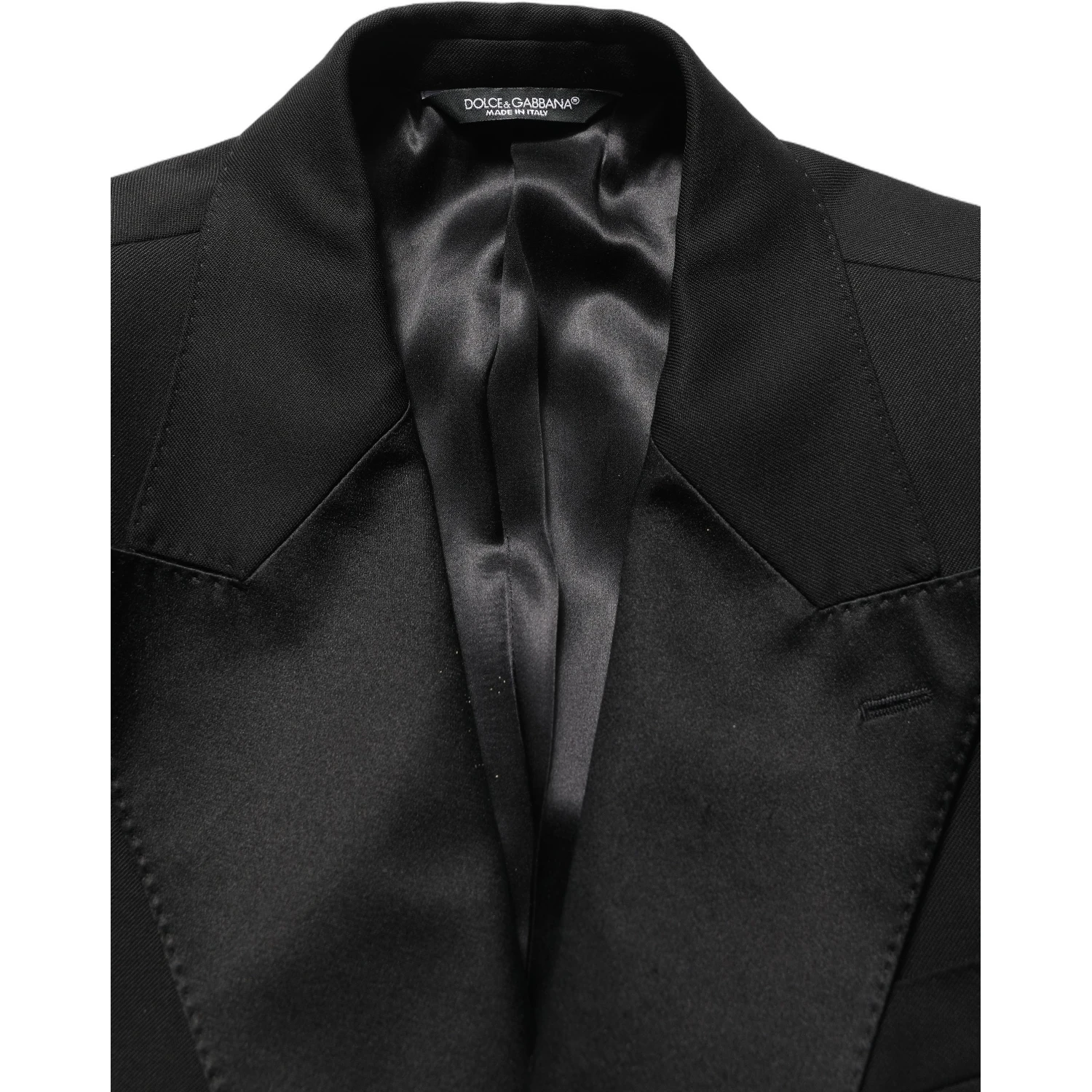 Black Wool Slim Fit Formal 3 Piece Men Suit