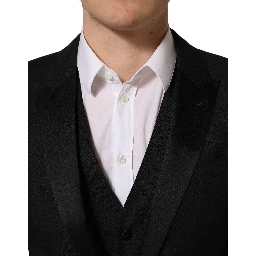 Black MARTINI Slim Fit Formal 3 Piece Suit