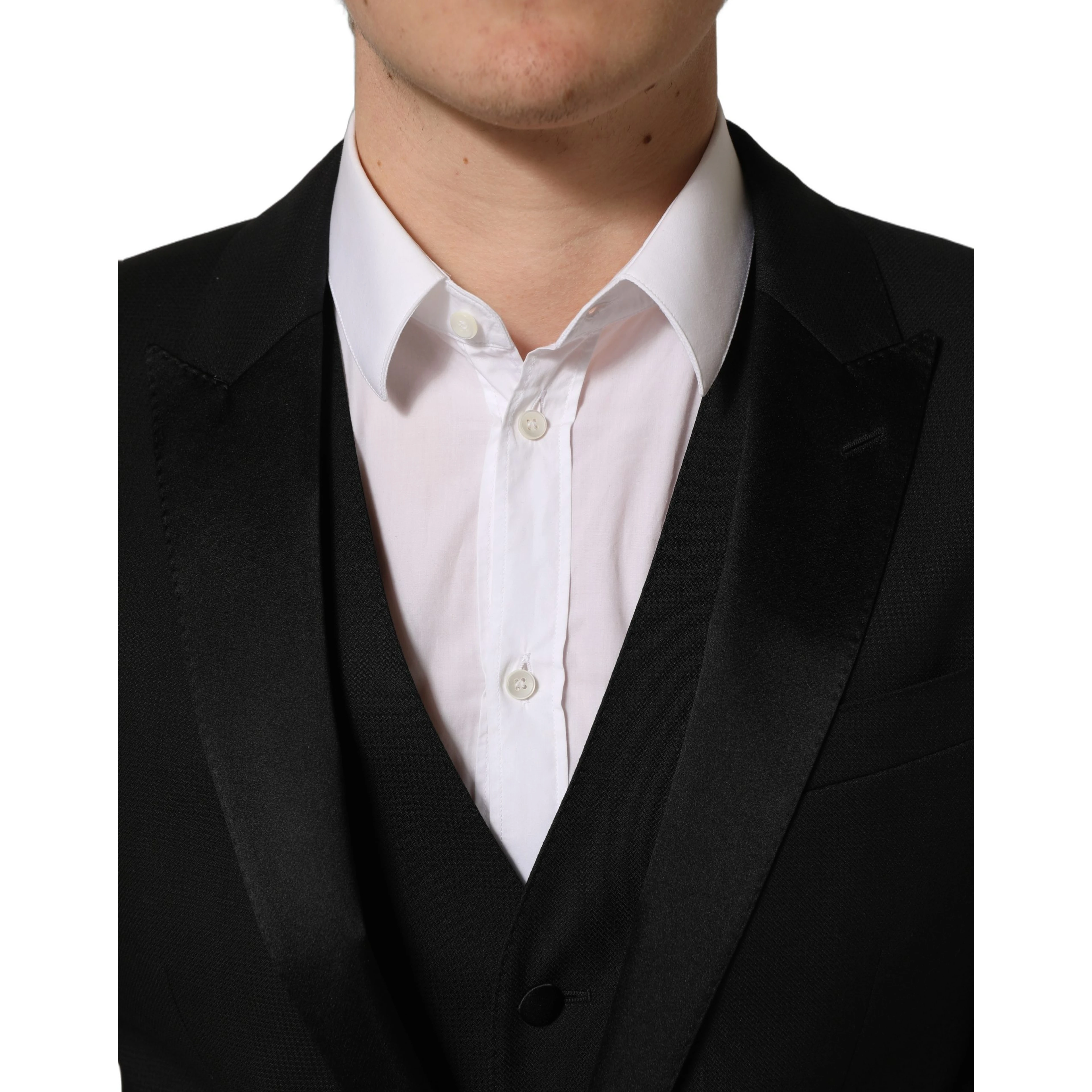 Black MARTINI Slim Fit Formal 3 Piece Suit